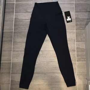 90 degree by reflex navy blue legging extra small